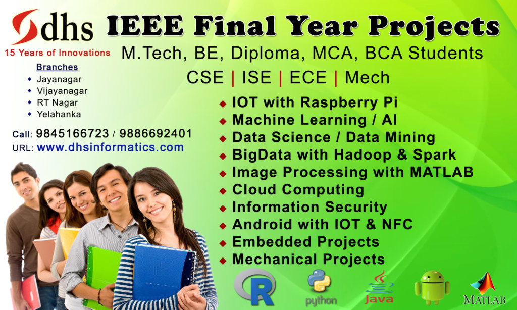 IEEE projects for CSE final year 2018-2019 | Final year CSE projects in Bangalore